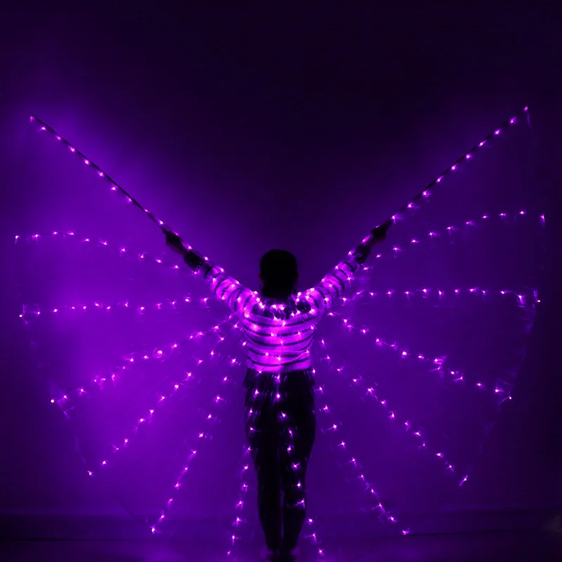  LED Wings Belly Dance Colorful Popular Stage Performance Props Belly Dancing Wings Props Belly Danc - 33006624476