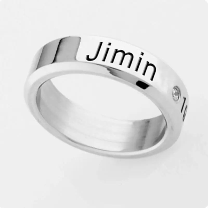 8 Style Bangtan Boys BTS Album Ring Rap Monster Jimin Jin Suga V J-Hope Jung Kook Jewelry Rings Accessories For Men Women Female