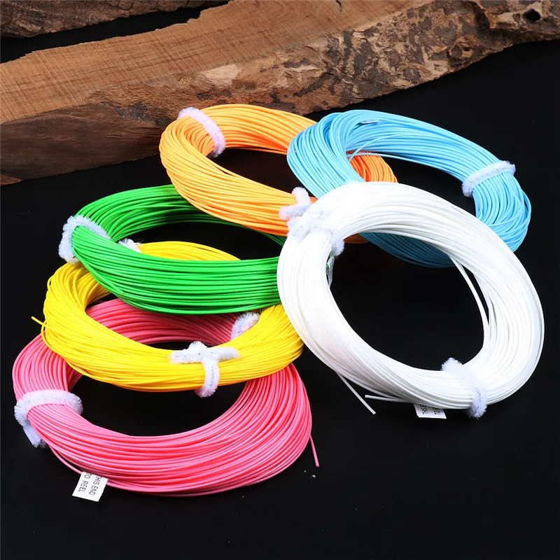 100ft Weight Forward Fly Fishing Line Floating Fly Fishing Cord Fly Line Polyethylene Fly Fishing Line WF4WF5WF6WF7WF8 (7)