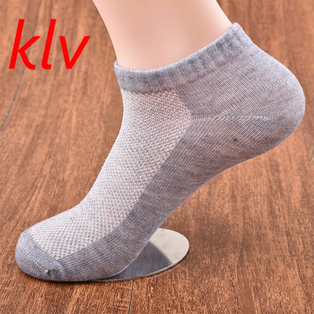 Mens Low cut Boat Liners Socks Hosiery Mesh No Show Invisible Pure