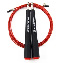 PROCIRCLE 3 м Профессиональный ММА тренажерный зал обучение скакалки черная ручка с красной проволокой высокоскоростной скакалка