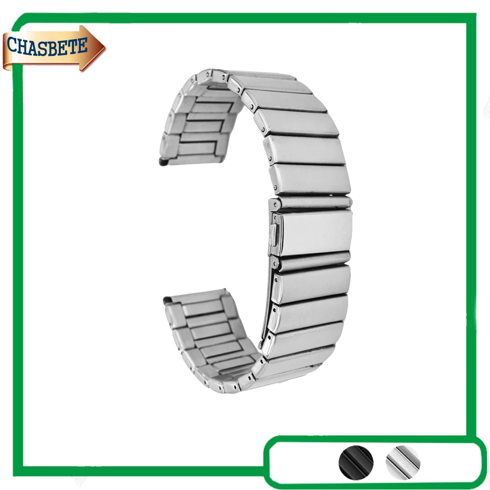 

Stainless Steel Watch Band for Suunto Core Watchband 24mm Metal Strap Belt Wrist Loop Bracelet Black Silver + Tool + Spring Bar