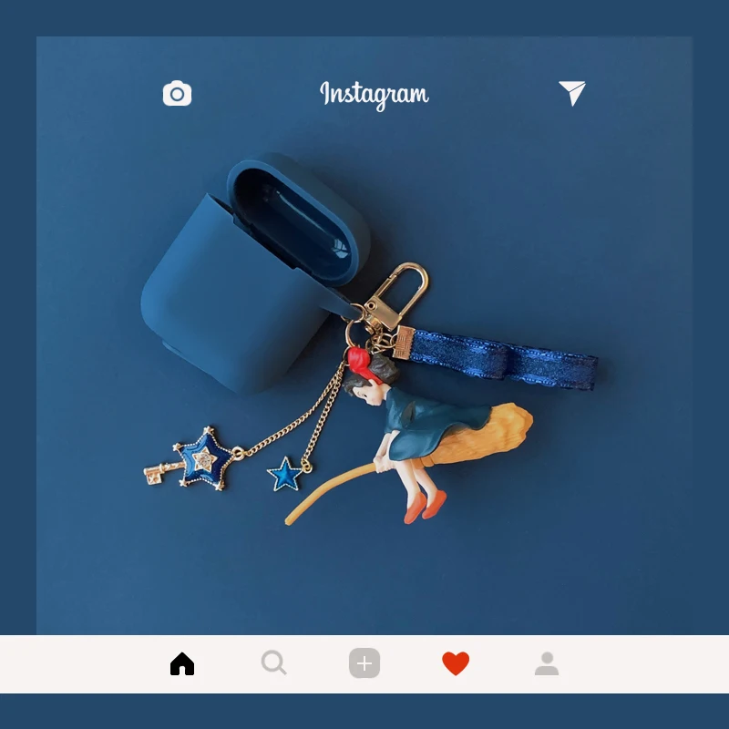 Мультяшная Девушка Силиконовый Bluetooth беспроводной Чехол для наушников Защитный чехол для Airpods для Apple Airpods зарядная коробка с брелоком