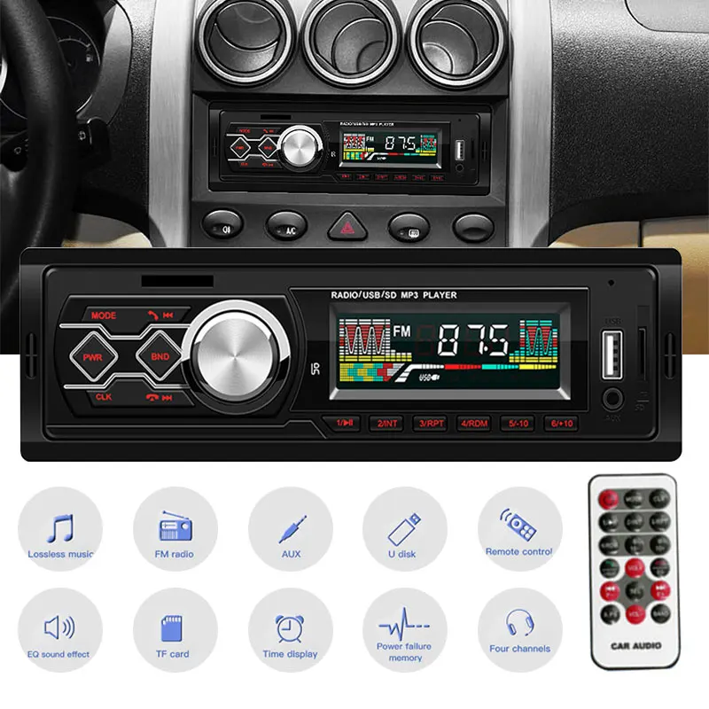 Vehemo Usb для Fm автомобиля Mp3 радио плеер Mp3 стерео Авто Аудио