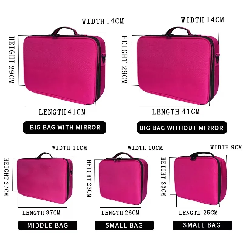 Пустой Макияж Дорожная сумка Организатор Bolso Mujer косметичка большая Ёмкость
