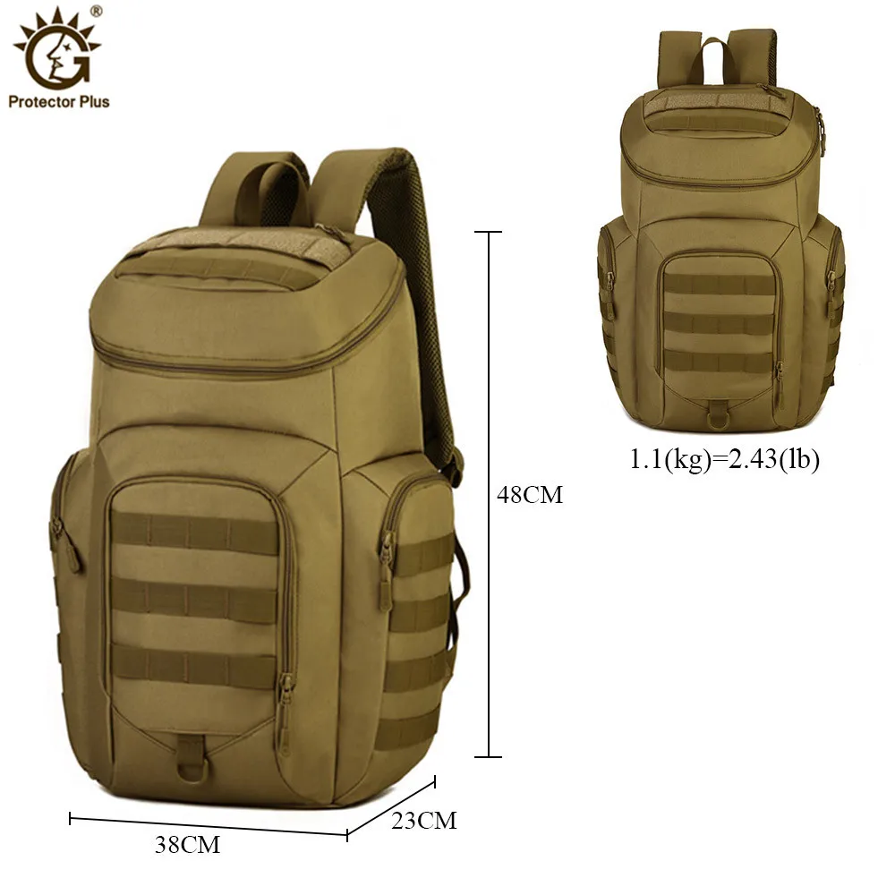 Marca 40L de Nylon impermeable militar mochilas para Molle asalto del ejército Mochila bolsa de viaje para los hombres las mujeres Mochila Escolar S420