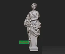 Modelo 3D formato stl, 3D rotação modelo escultura sólida para a máquina cnc Primavera