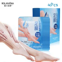 2 пар/лот молока бамбуковая уксусная удаление мертвой кожи маска для пилинга ступней кожу гладкой отшелушивающая маска для ног массаж ног уход за кожей носки