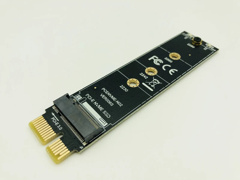M.2 M ключевой интерфейс для PCI E Express 3 0 X1 NVMe SSD PCIE адаптер переходных карт радиатор