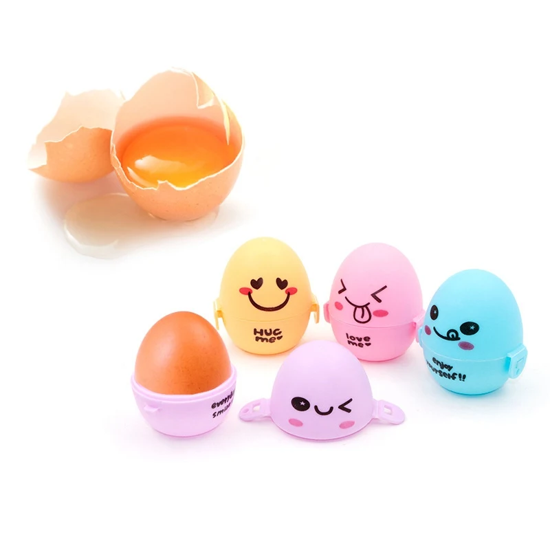 

4pcs/lot Portable Outdoor BBQ Eggs Camping Picnic Holder Organizer Carrier Cute Pattern Folding Eggs Storage Box