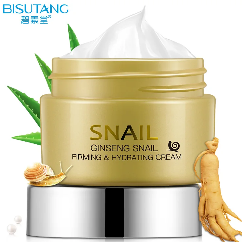 

BISUTANG Red Ginseng Snail Moisturizing Cream Skin Care Face Cream