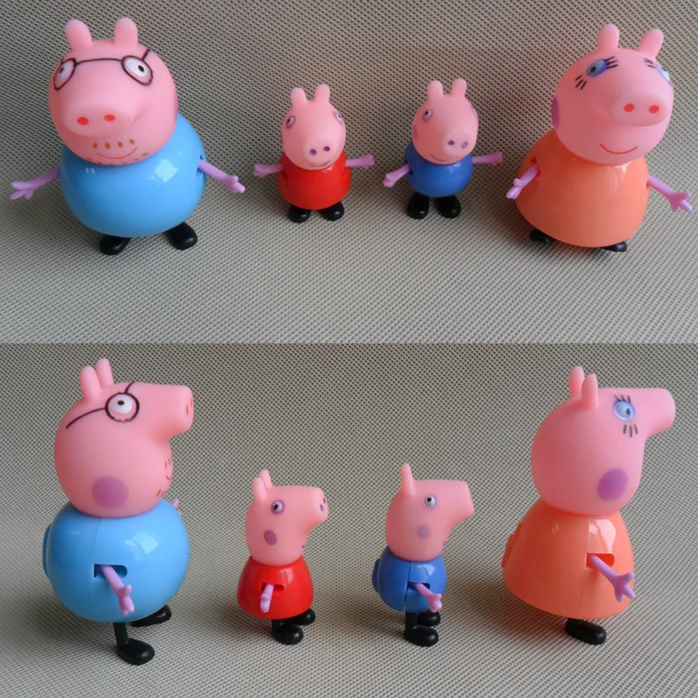 Plastic Pig Toy Juguetes PVC Family Action Figures Baby Kid Birthday