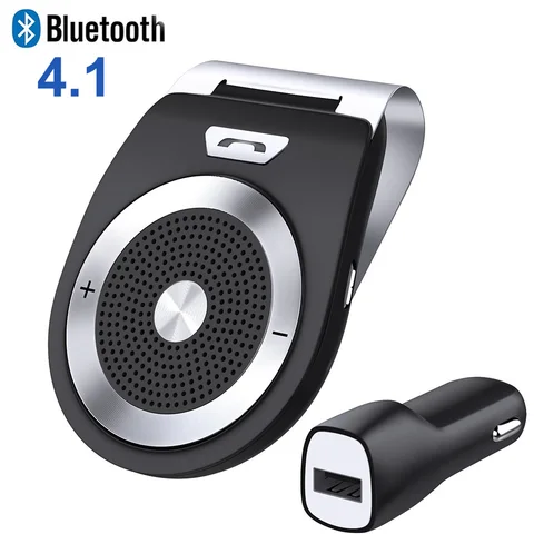 Home v1 87 bluetooth car kit maos livres com cancelamento de ruido bluetooth v4 1 receptor car speakerphone