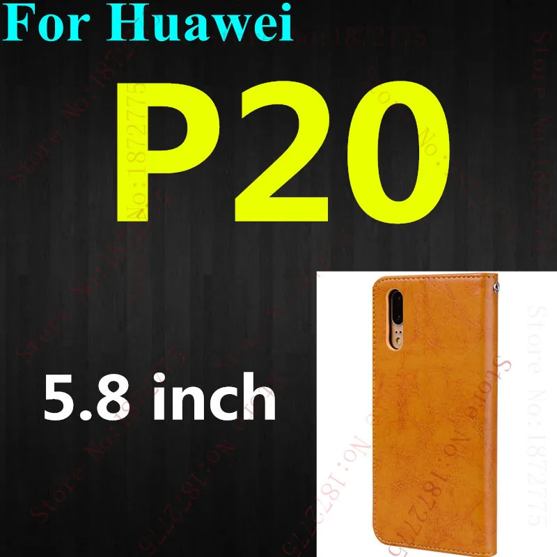 Флип Чехол Для huawei P20 P10 P8 P9 Lite Mini P Smart на Honor 7C 7A Pro 6A 5A 6X 7X Y5 Y7 Y6 Prime Коврики 10 8 9 20 Lite - Цвет: P20