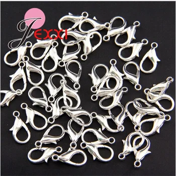 

100PCS/Lot Lobster Clasp Connection Buckle 925 Sterling Silver Jewelry Making Multi-purpose Original DIY Accessories