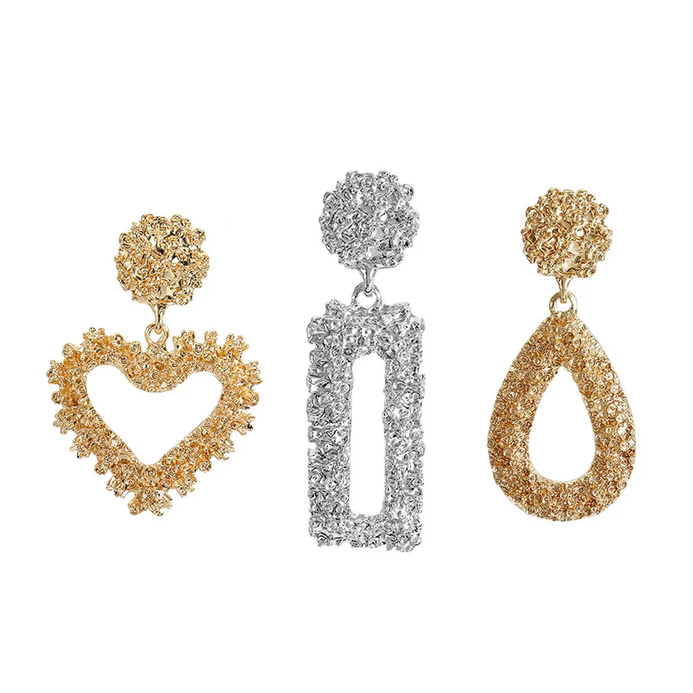 Big Geometric Fashion Statement Earrings Women Jewelry Hanging Dangle Drop Earing | Украшения и аксессуары