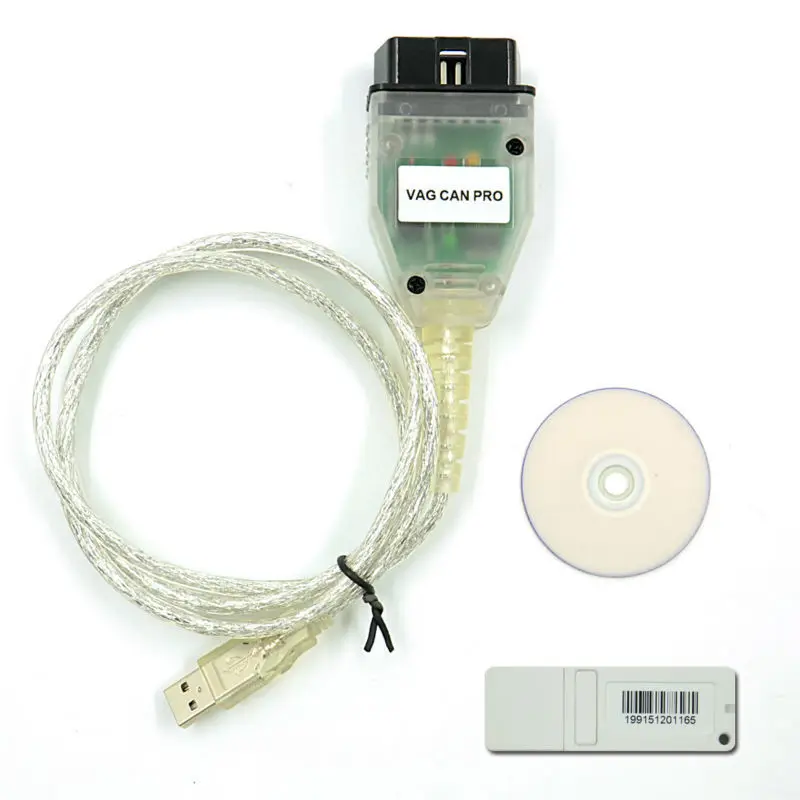 VAG CAN PRO V5.5.1 с чипом FTDI FT245RL VCP OBD2 Диагностический интерфейс USB кабель Поддержка Can Bus