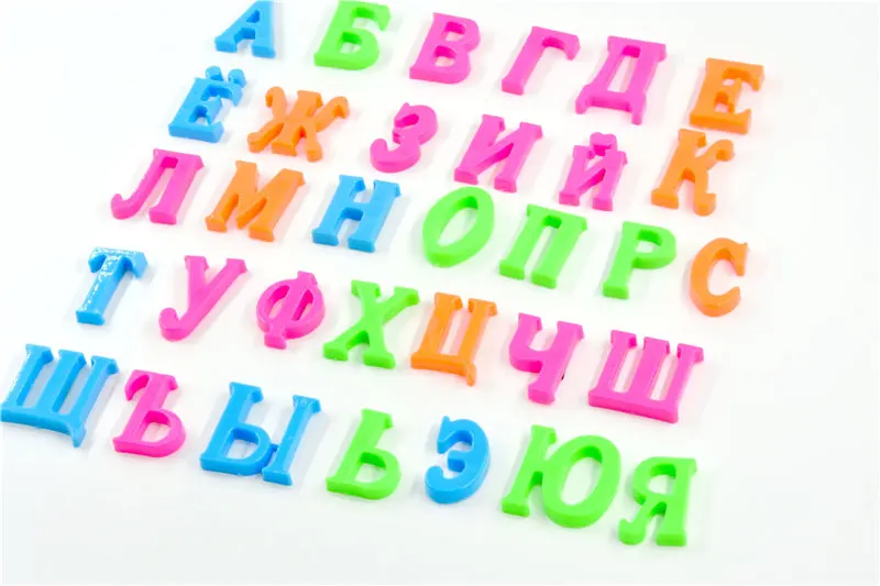 Популярный русский алфавит и цифры магниты на холодильник многофункциональные пластиковые игрушки детские буквы Обучающие игрушки Детские Обучающие Инструменты подарки