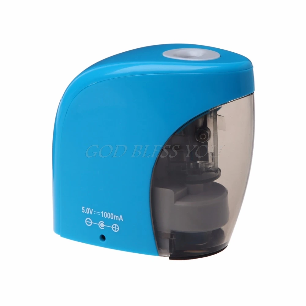 

New Electric Auto Pencil Sharpener Battery/USB Powered for Graphite Colored Pencils