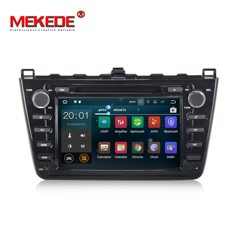 Perfect PX3 2Din 2G+16G Android 7.1 Car DVD Multimedia Video Player For Mazda 6 /Ruiyi /Ultra GPS Navigation 4 Core Stereo Radio 1080P 1