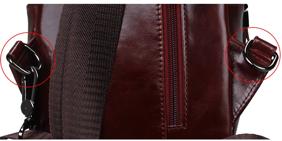 BONAMIE брендовая Натуральная кожа Мужская нагрудная Сумка Слинг Сумка на одно плечо сумка через плечо сумка для человека Bolsas Masculina красный