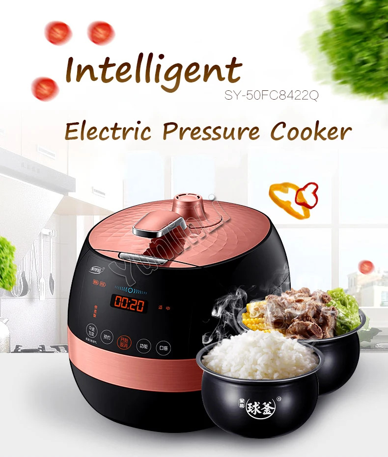 Household Electric Pressure Cookers 5L Multifunction Automatic Cooker