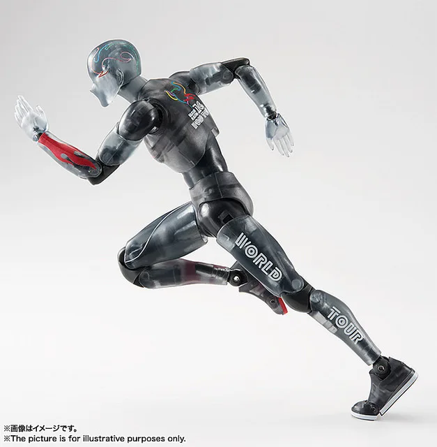 Оригинальный World Tour BODY KUN & CHAN BJD черный прозрачный цвет Ver. ПВХ экшн фигурка