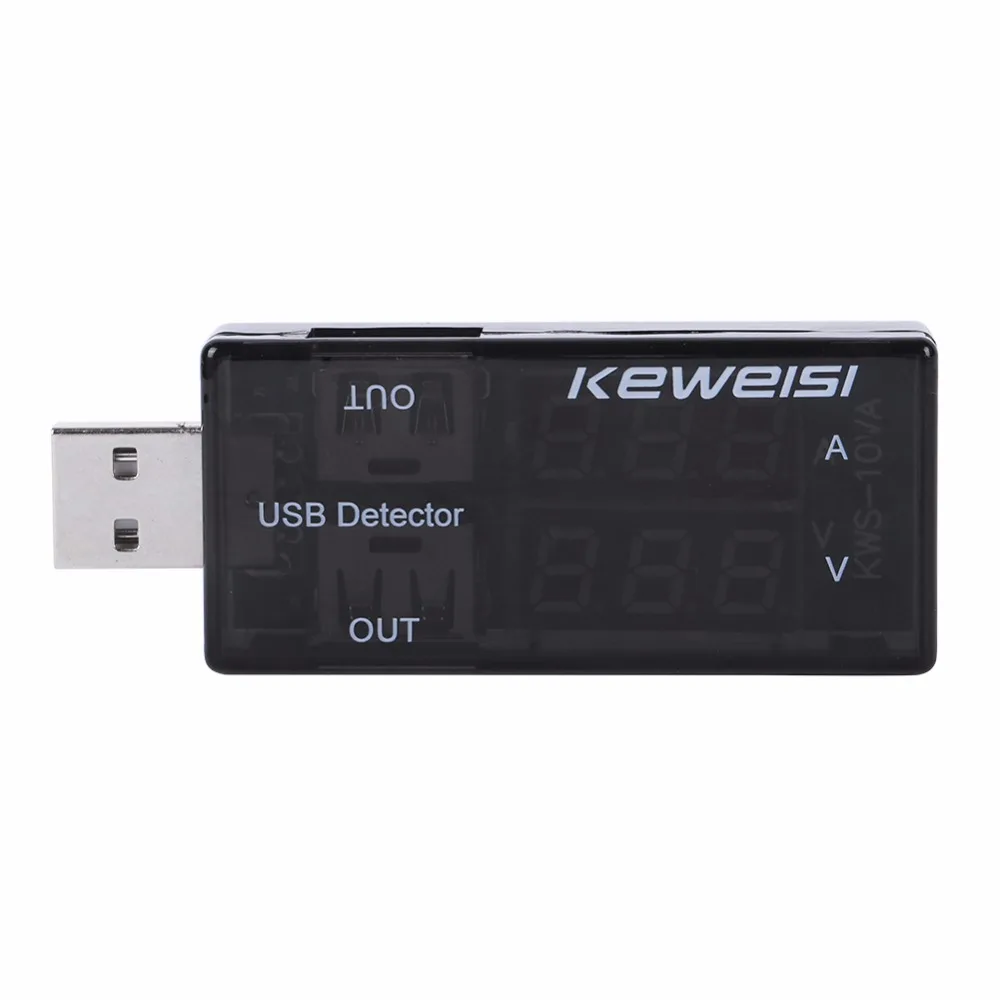 

NEW USB Current Voltage Charging Detector Mobile Power Current and Voltmeter Ammeter Voltage USB Charger Tester Double Row Shows