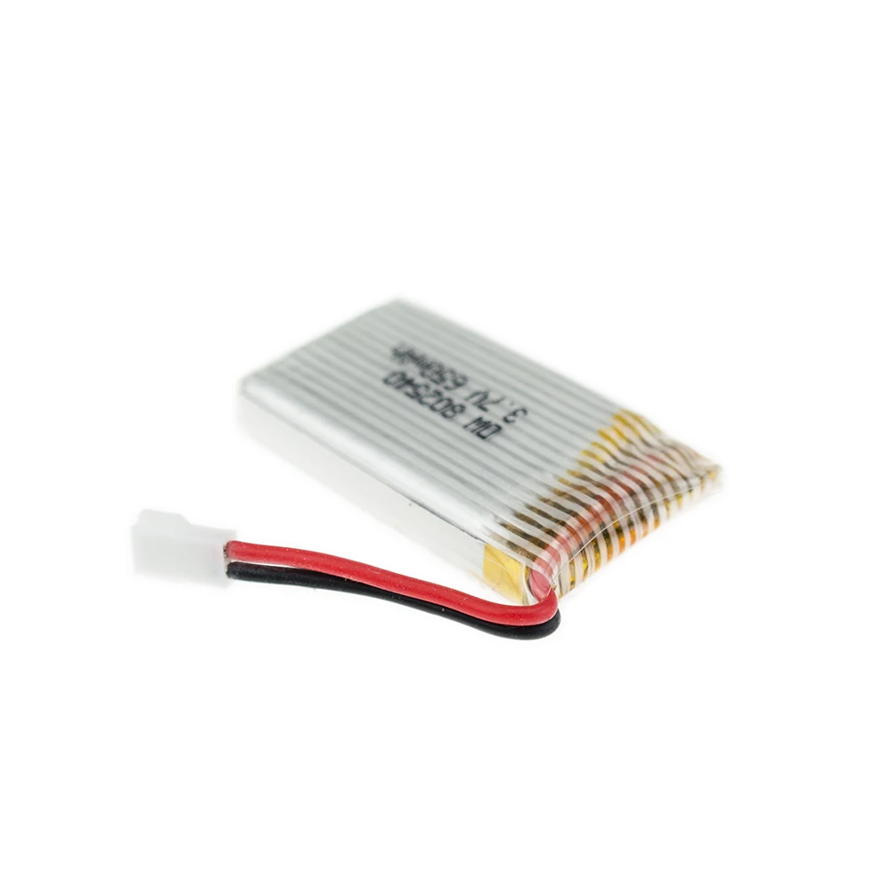 6 шт. 3 7 В 650 мАч lipo батарея 802540 + вилка в 1 Зарядное устройство USB интерфейс SYMA X5C X5 X5SC