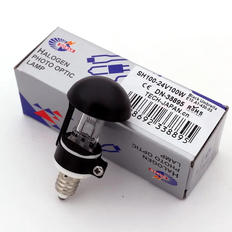 Для DONAR SH-100 24V100W винт E10 галогенная лампа черный Кепки холодный свет бестеневая лампа SH100 DN-38895