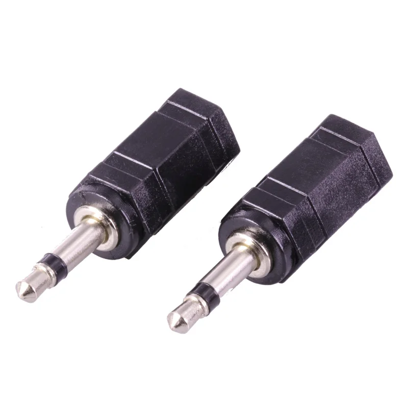 100pcs lot 3 5mm Mono Plug to 3 5mm Mono Jack Male to Female 3 5mm Audio Adapter 3 5mm Earphone Headphone Adapter