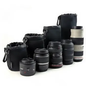 

Camera Neoprene DSLR Lens Soft Pouch Protector Case Bag For Canon Nikon Sony