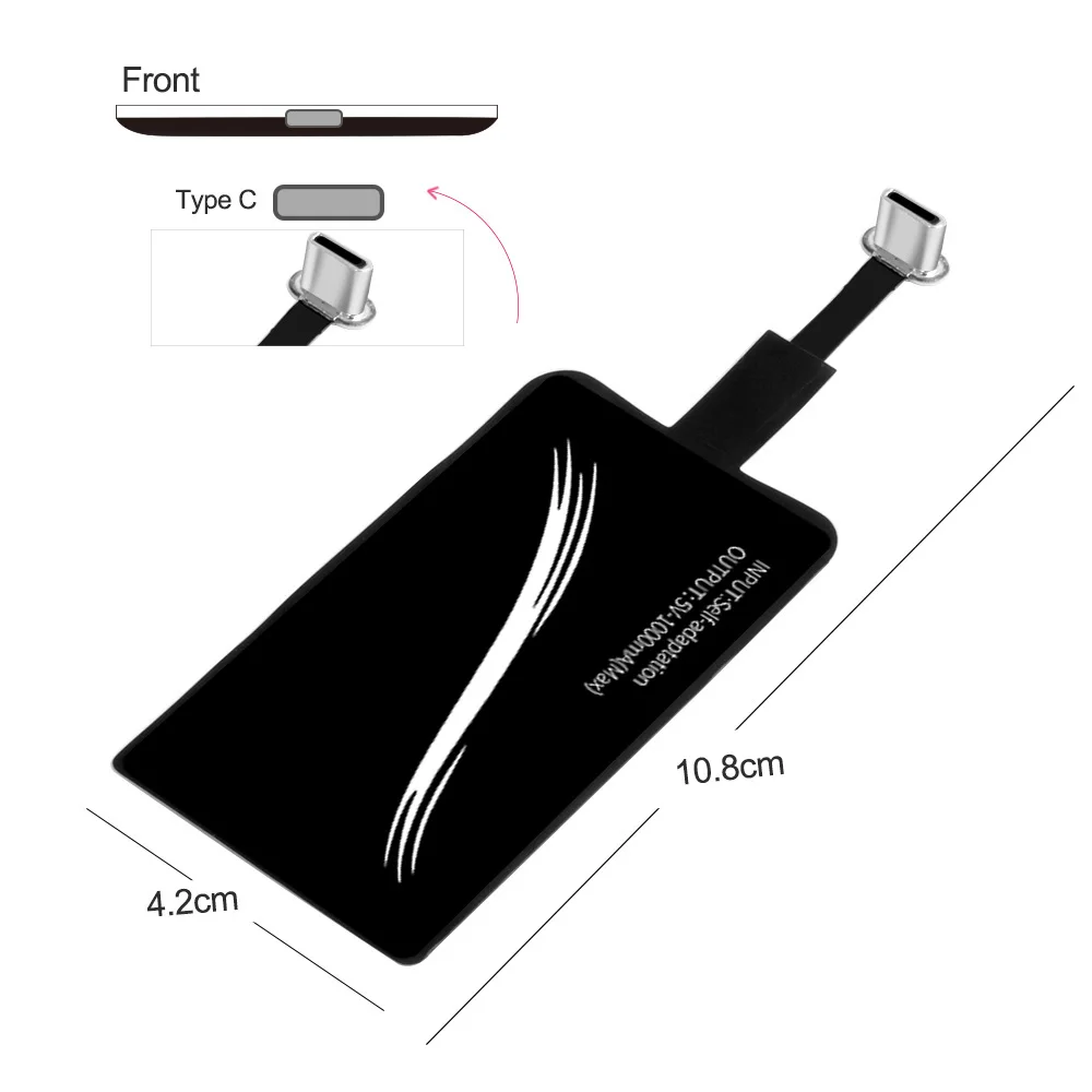 CinkeyPro беспроводной зарядное устройство Pad Magic массив 5 Вт Зарядка для iPhone 8 X XS samsung S10 S9 зарядка мобильного телефона USB QI устройство - Тип штекера: Type C