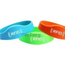 100 шт./лот водонепроницаемый Бесконтактный RFID 125 кГц низкочастотный T5577 дверной замок ключ доступа RFID Браслет