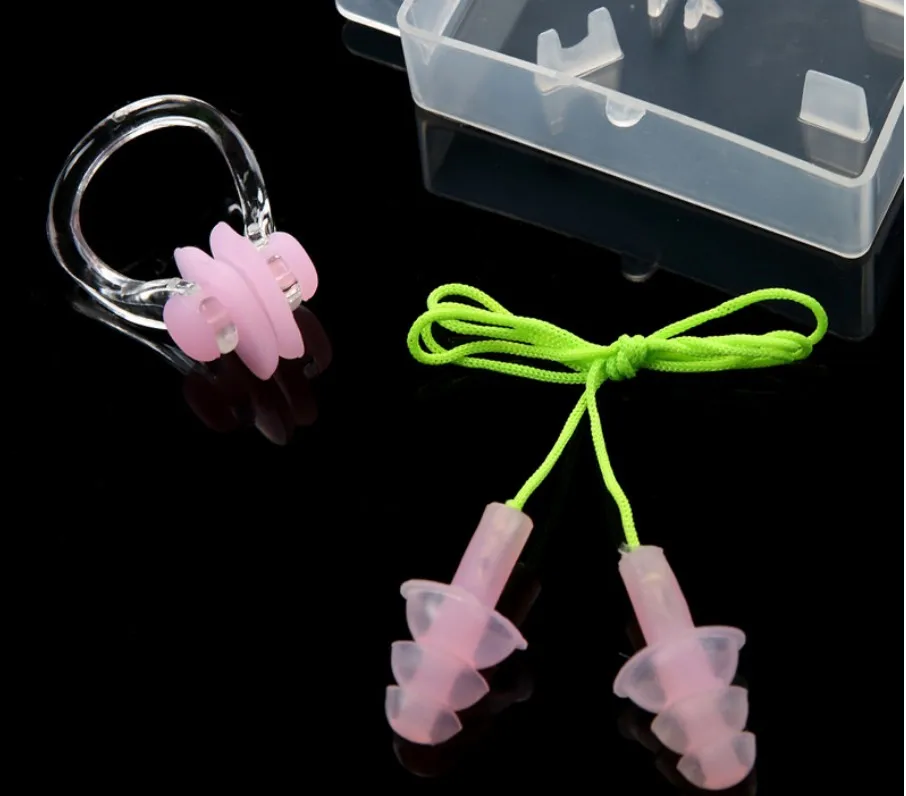 5sets. nose swim eartip.nose swim clip. ear waterproof eartip.Universal