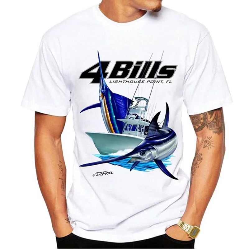 

Funny Birthday Gifts Present For Dad Him Father Fishinger T-Shirt 3D SEA Tuna Fish Printed T Shirt For Men Fisherman Joke Tshirt