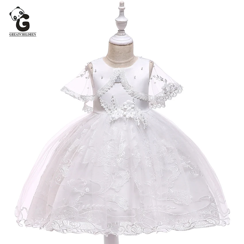 

Girls Dress Flower Children Wedding Party Dresses Kids Evening Princess Ball Gowns Formal Baby Frocks Kids Dresses for Girls