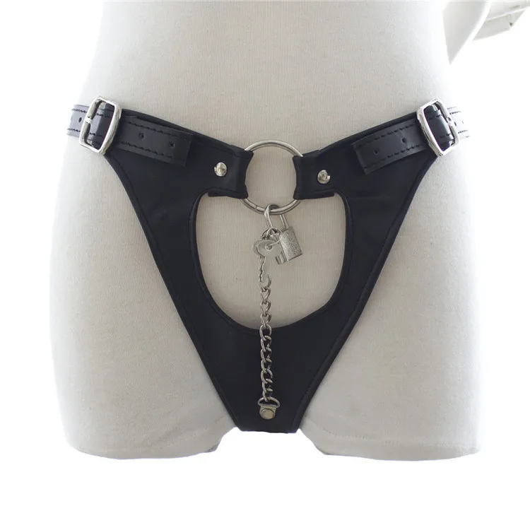 US $7.19 10% OFF|Female PU Leather Sex Device bdsm Fetish Harness Bondage  Chastity Belt Women Slave Game Product Exotic Wear Porn Adults-in Adult ...