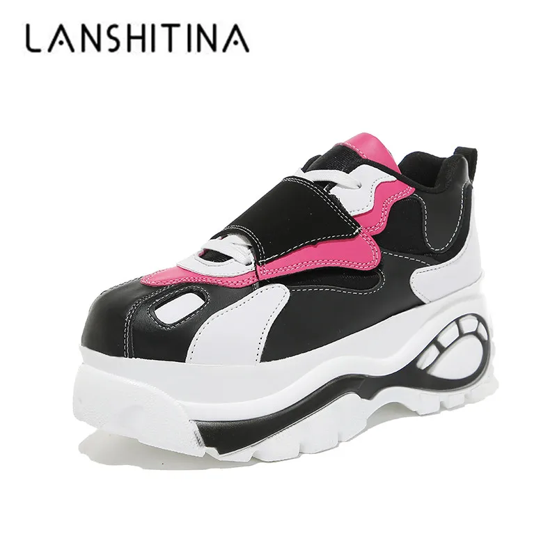 

Women Shoes 2019 Chunky Sneakers Women Vulcanize Shoes Femme Platform Sneakers Trainers Casual Shoes Woman Autumn Flat Shoes