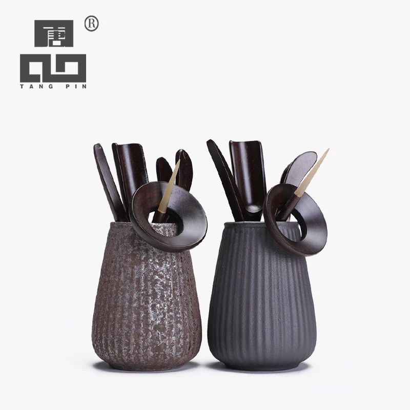 

TANGPIN vintage ceramic tea ceremony set kung fu tea accessories liujunzi