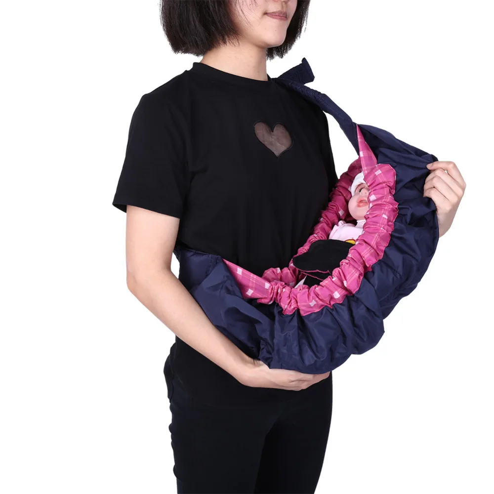 0 6 Months Baby Carrier Front Facing Back Carry Baby Kangaroo Wrap