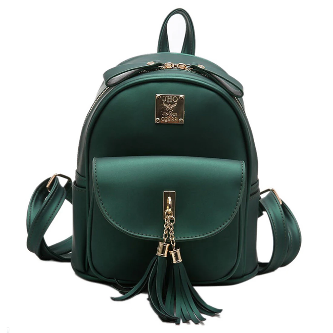 YEJIA FASHION Vintage PU Mini Backpack Women Bag Elegant Tassel Girl School Backpacks Casual Summer Travel