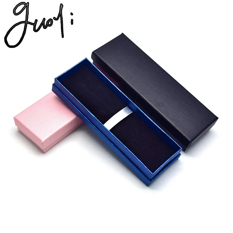 Guoyi A40 보석 선물 상자 핫 새로운 블랙 핑크 블루 연필 케이스 학습 사무실 학교 문구 호텔 비즈니스 펜 케이스
