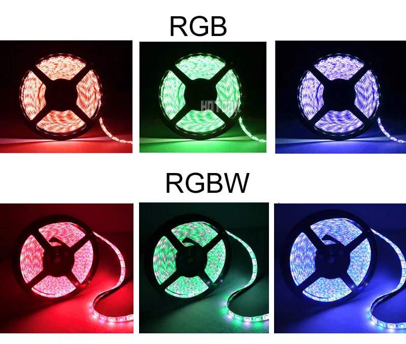 RGB RGBW светодиодные полосы Водонепроницаемый 5050 SMD 5 м 300 светодиоды ленты лента + RF Touch Пульт дистанционного управления + 12 В 5A Адаптеры