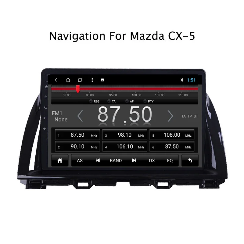 Best NAVITOPIA 10.1inch 2G RAM 32G ROM Android 8.1 Car DVD Multimedia GPS Navigation for Mazda CX-5 2014-2015 1