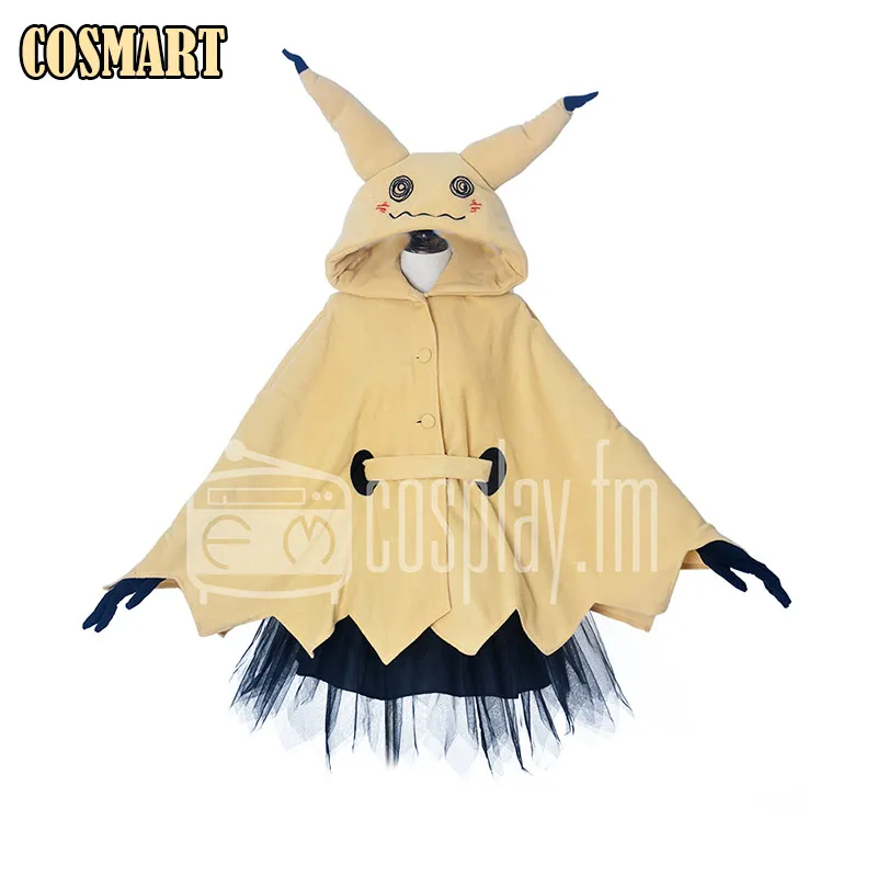 

[STOCK] Pokemon Go! Pikachu Cloak Cape Adult Size Kid Size Cloak+Skirt Cosplay Costume Freeship