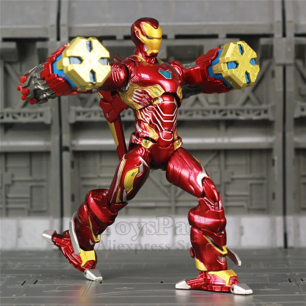 

Marvel 6" Iron Man MK50 Nano Weapons Action Figure Ironman Mark 50 Tony Stark KO's SHF Avenger Endgame Infinity War Toys Doll