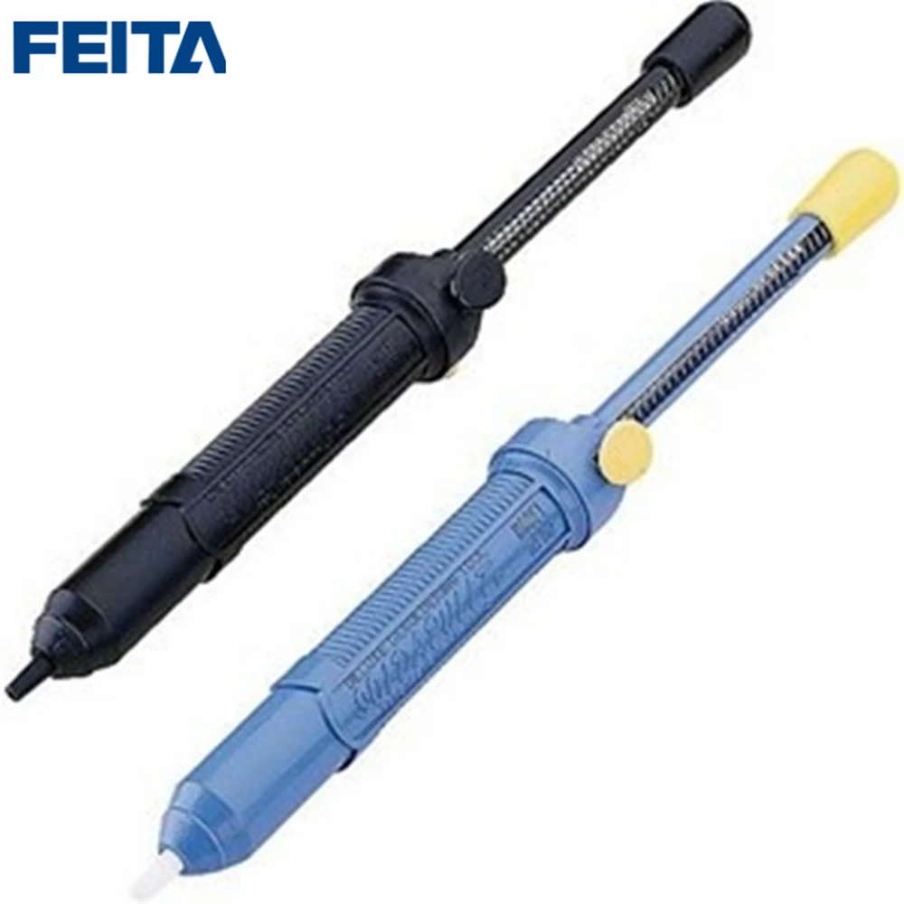 Feita 4 шт. edsyn ds170 ds170ls черный и синий антистатические ESD оловоотсоса антистатический припой присоски для DIY ремонт инструменты