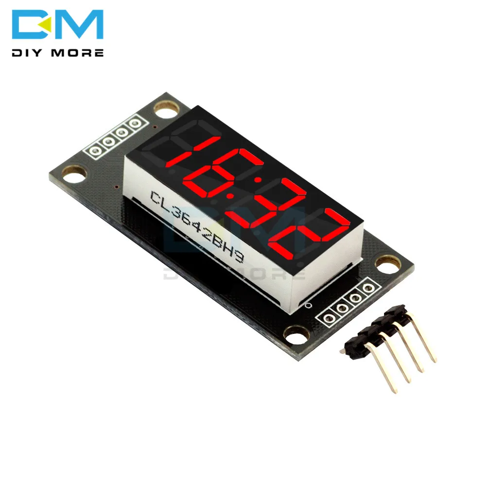 

TM1637 Module 4-Digit Display Tube RED LED 0.36" 0.36 inch Display Screen 7 Segments Display Digital Tube For Arduino