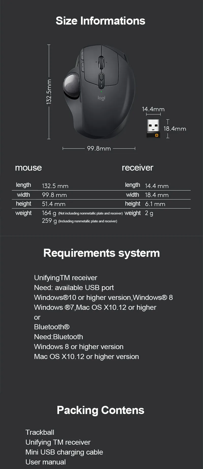 logitech mx ergo mouse 12